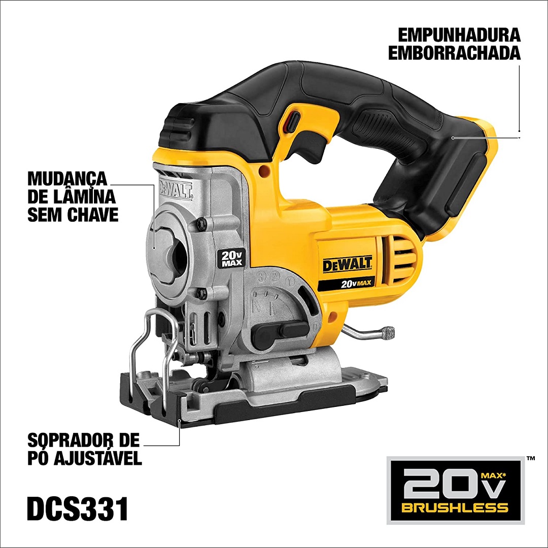 Serra Tico Tico A Bateria V Max Dcs B Dewalt Facilita Ferramentas