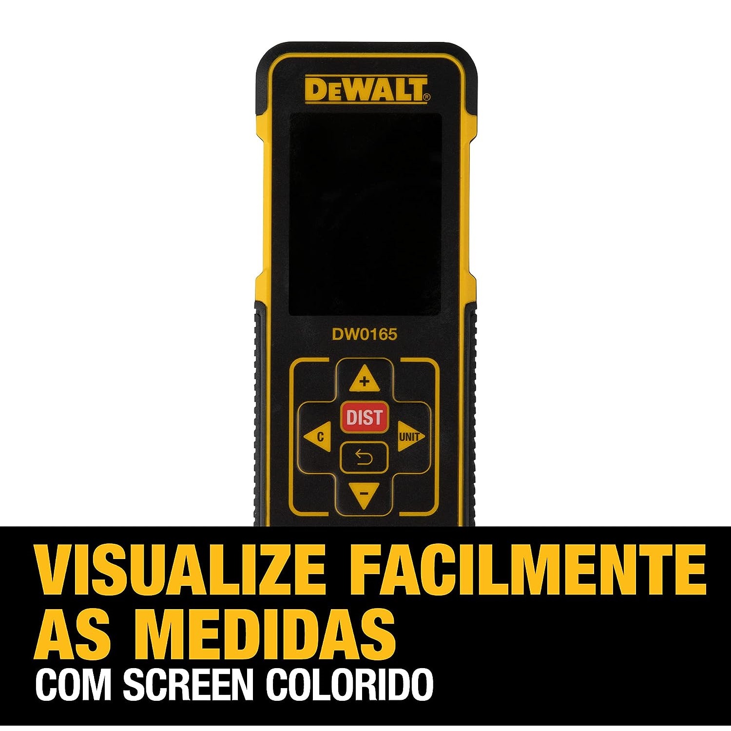 Trena A Laser Medidor Profissional 50 Metros Dewalt Dw0165n Facilita