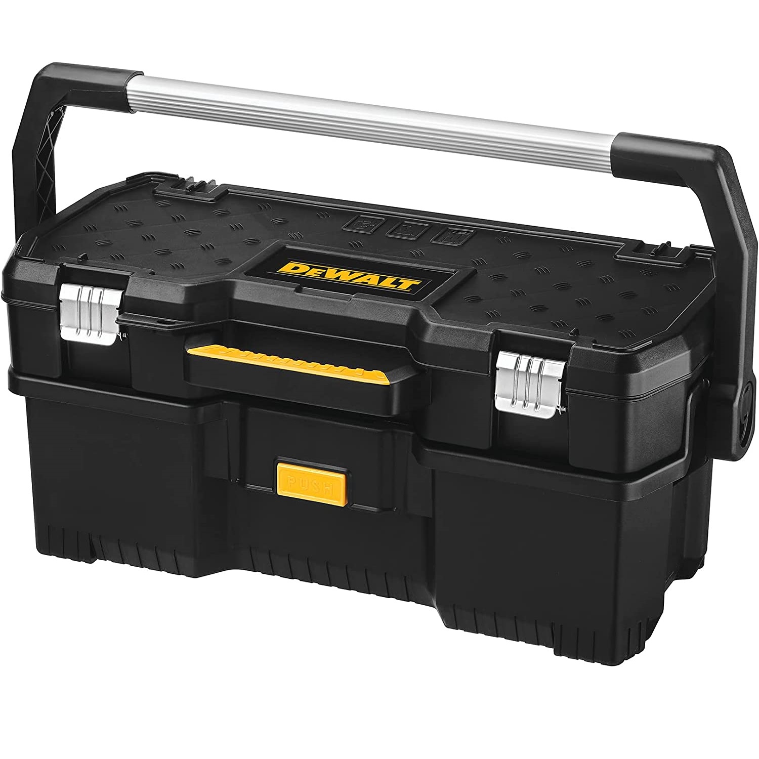 BAU CAIXA P/ FERRAMENTAS COM ESTOJO 2 EM 1 DWST24070 DEWALT