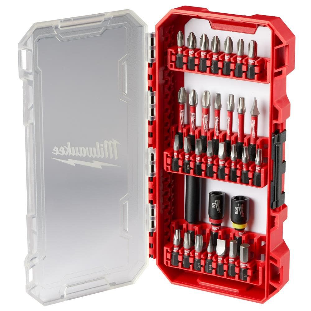 KIT BIT PONTAS SHOCKWAVE COM 32 PÇS 48-32-4004 MILWAUKEE