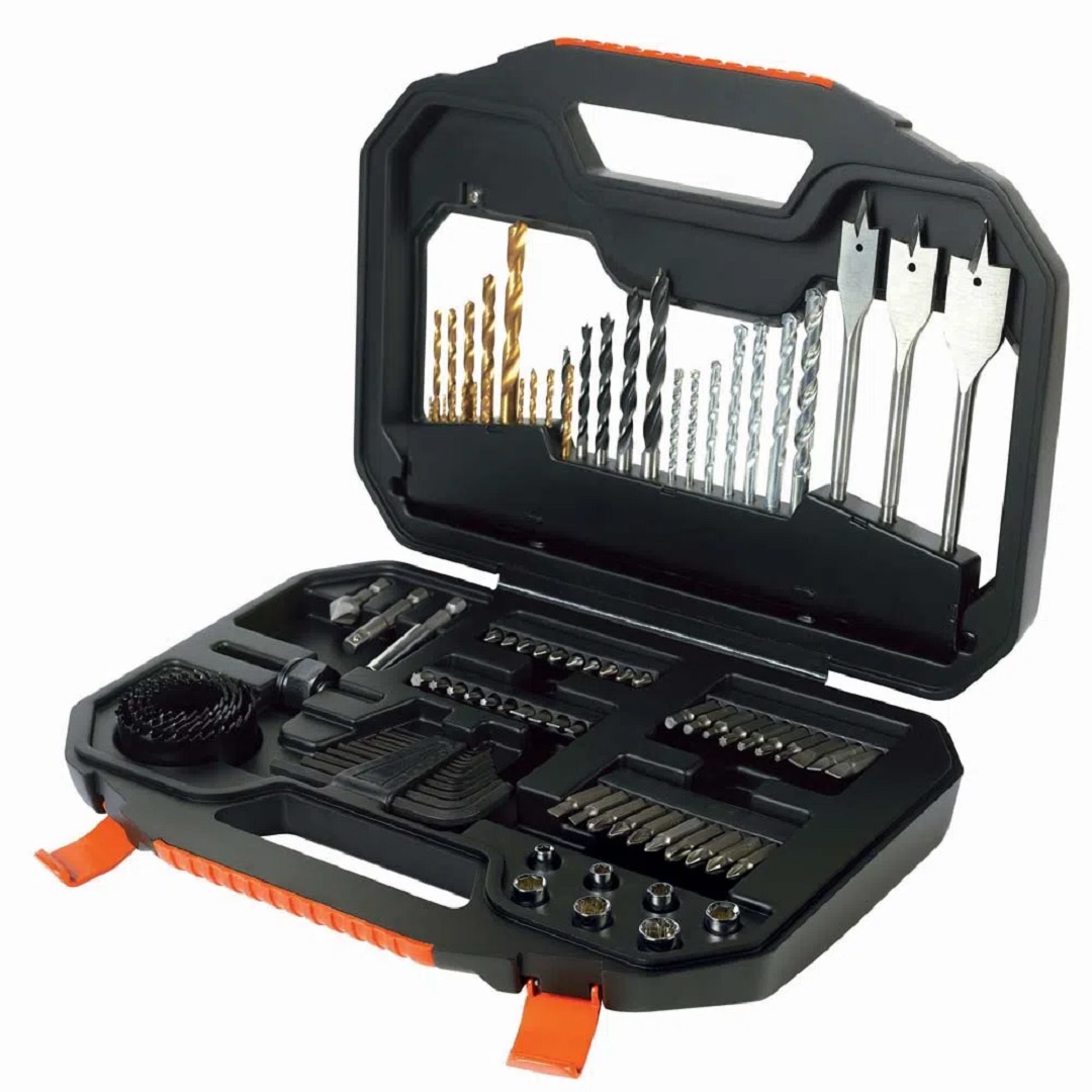 Kit Furar E Parafusar Com 100 Peças A7187 xj Black+Decker