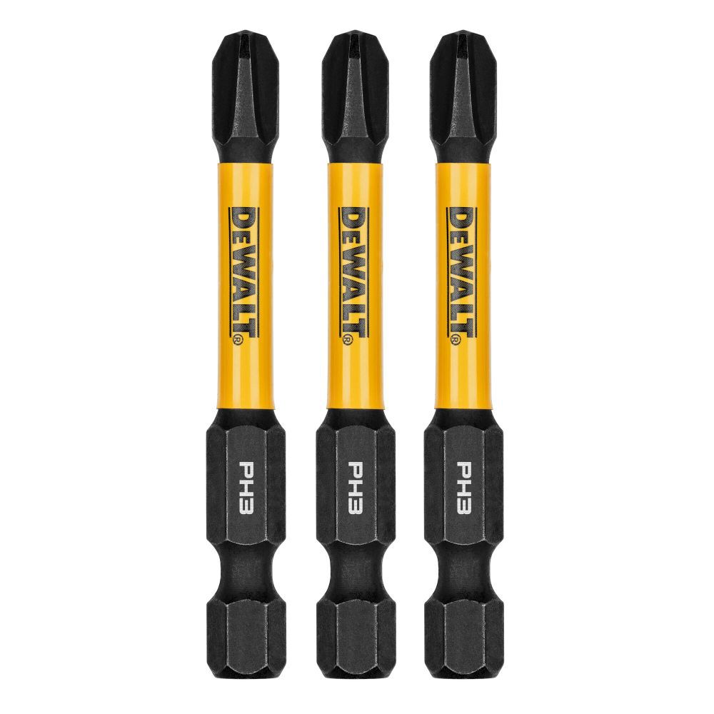 PONTA BIT PHILIPS PH2 57MM C/03 FLEXTORQ DWAF2PH3IR3 DEWALT