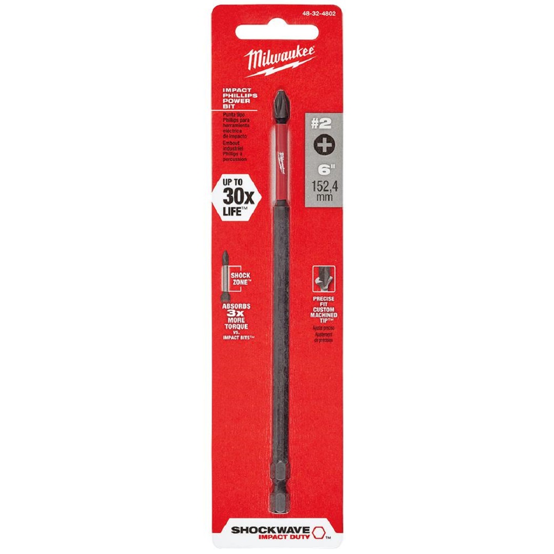 Brocas Ph2 150mm Sutton 2 Brocas Phillips PH2 X 150mm Para Atornillador De Impacto - Sutton Tools, Ideales Para Trabajos Pesados Placa Induccion Bosch