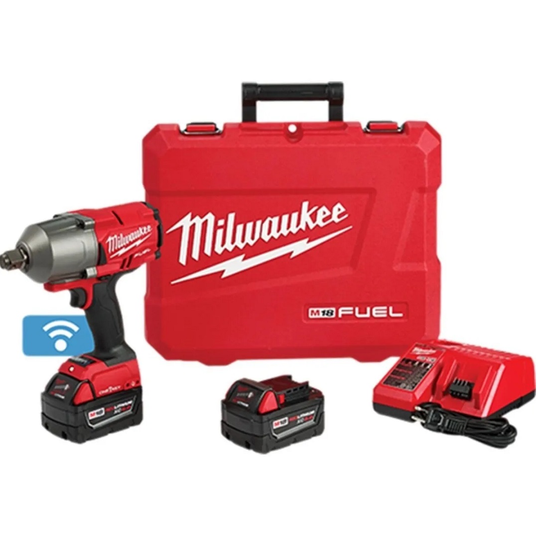 KIT CHAVE DE IMPACTO 3/4" À BATERIA M18 FUEL ONE KEY 1800RPM 2400IPM 1626NM 2864-259 MILWAUKEE 