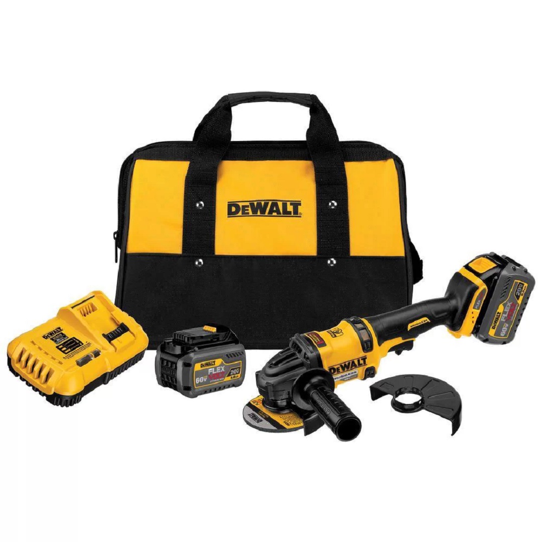 Esmerilhadeira 4-1/2 e 5 Pol. 1700W Flexvolt 60V DEWALT DCG414T2