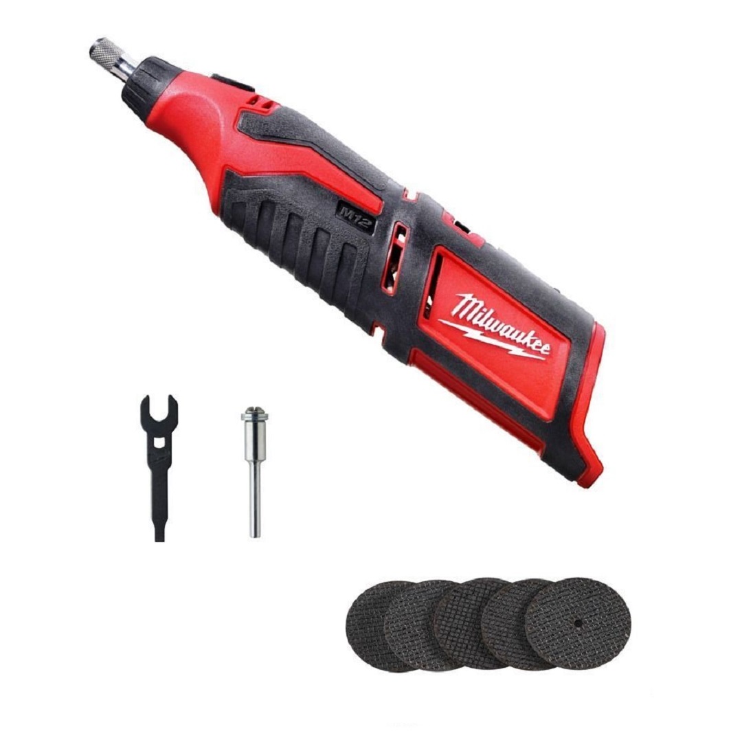 Mini Micro Retifica 1/8 à bateria 12V 32000rpm 246020 Milwaukee