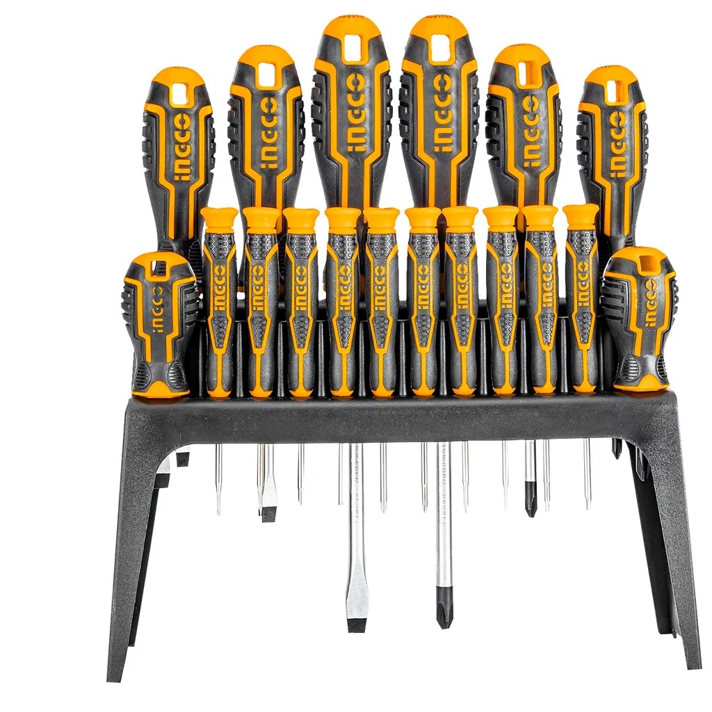 JOGO CHAVES DE FENDA PHILIPS PRECISÃO 18 PEÇAS HKSD1828 INGCO 