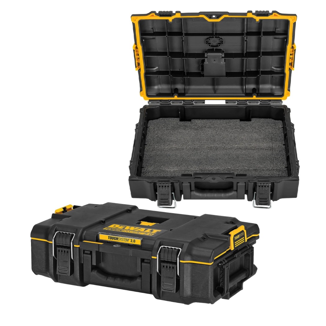 Kit Caixa para Ferramentas TOUGHSYSTEM DWST08165 + Inserto de Espuma DEWALT DWST08111