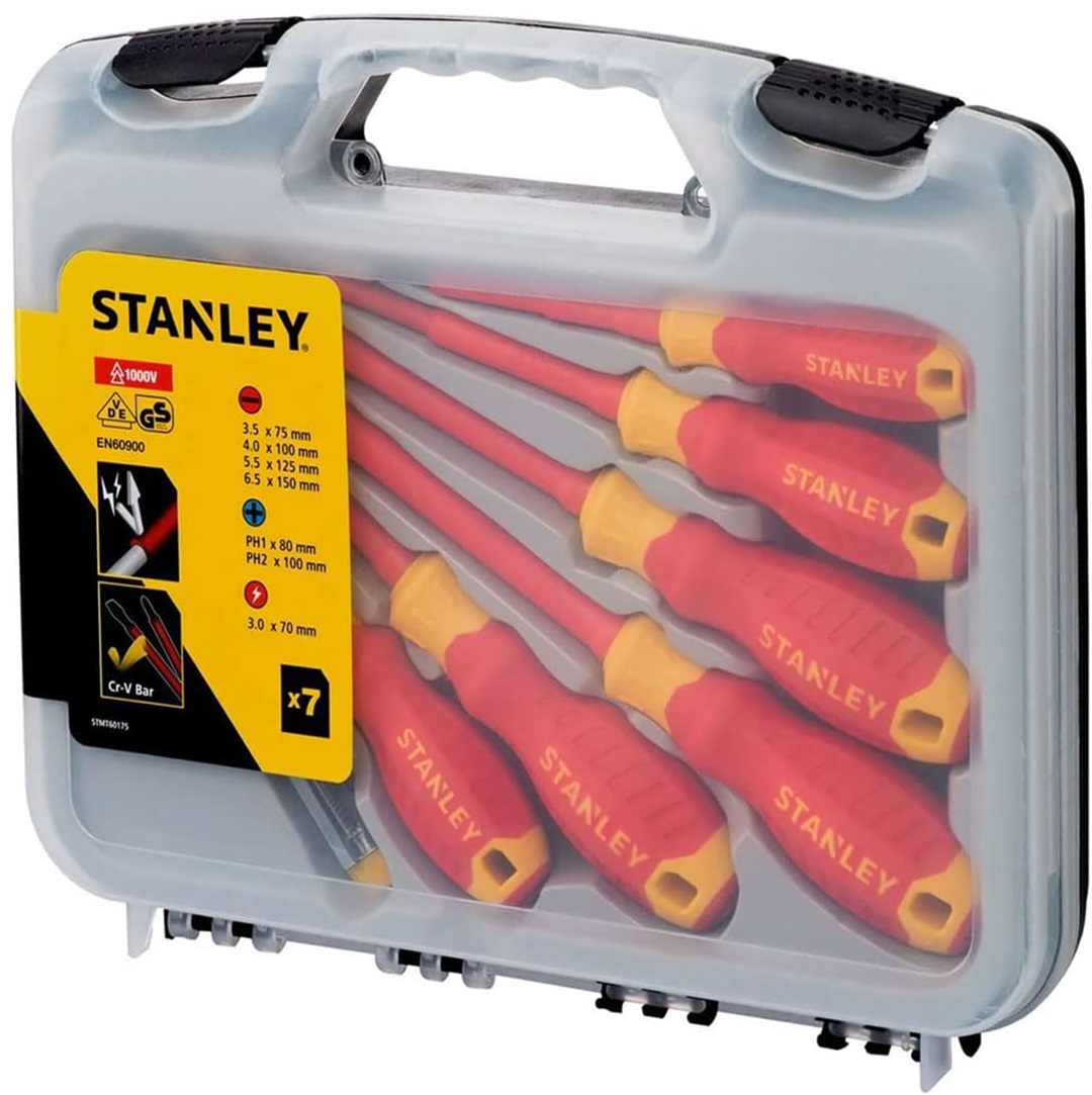 Kit Chaves De Fenda 1000v Isolada 7 pçs STMT60175-LA Stanley