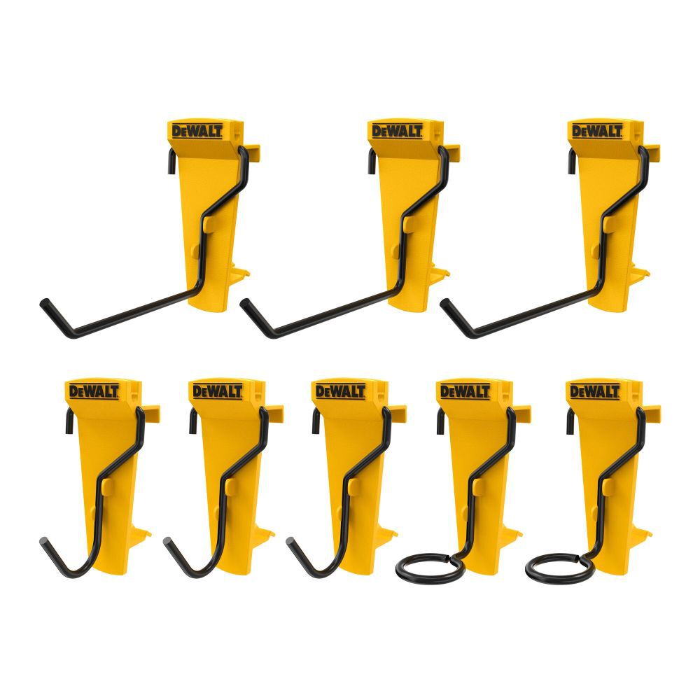 KIT GANCHOS PARA FERRAMENTAS MANUAIS 8 PEÇAS DWST82816 DEWALT 