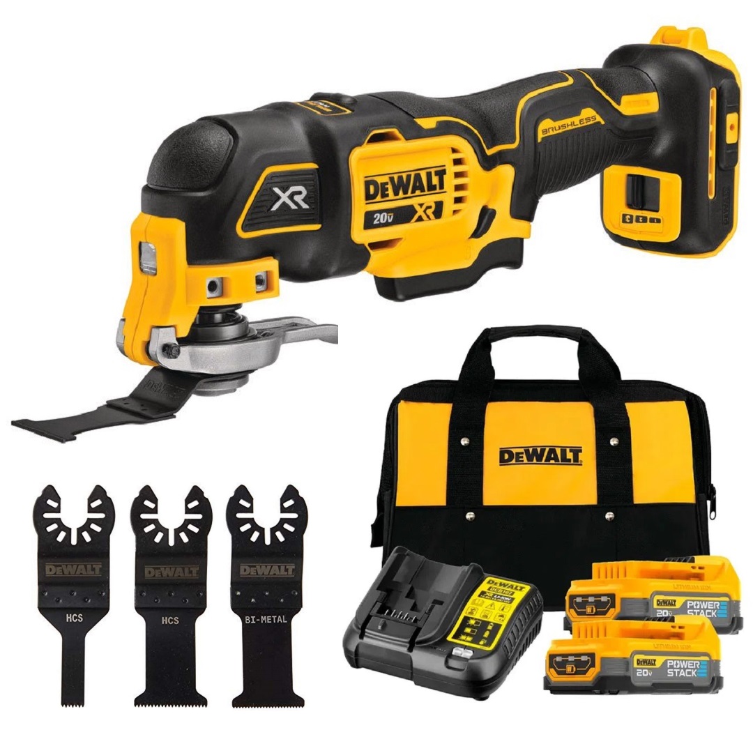 Kit Multiferramenta Oscilante 20V Brushless DCS356B DEWALT