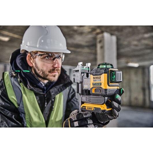 Kit Nível Laser verde 20v Atomic 360 graus DCLE34031 DEWALT Facilita