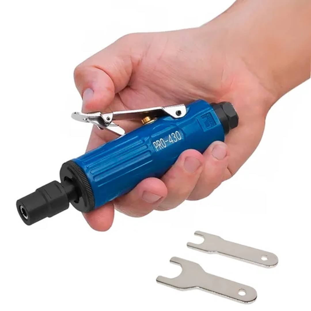 MINI RETIFICA RETA PNEUMATICA 1/4" 0.3HP 25000 RPM PRO430 PDR