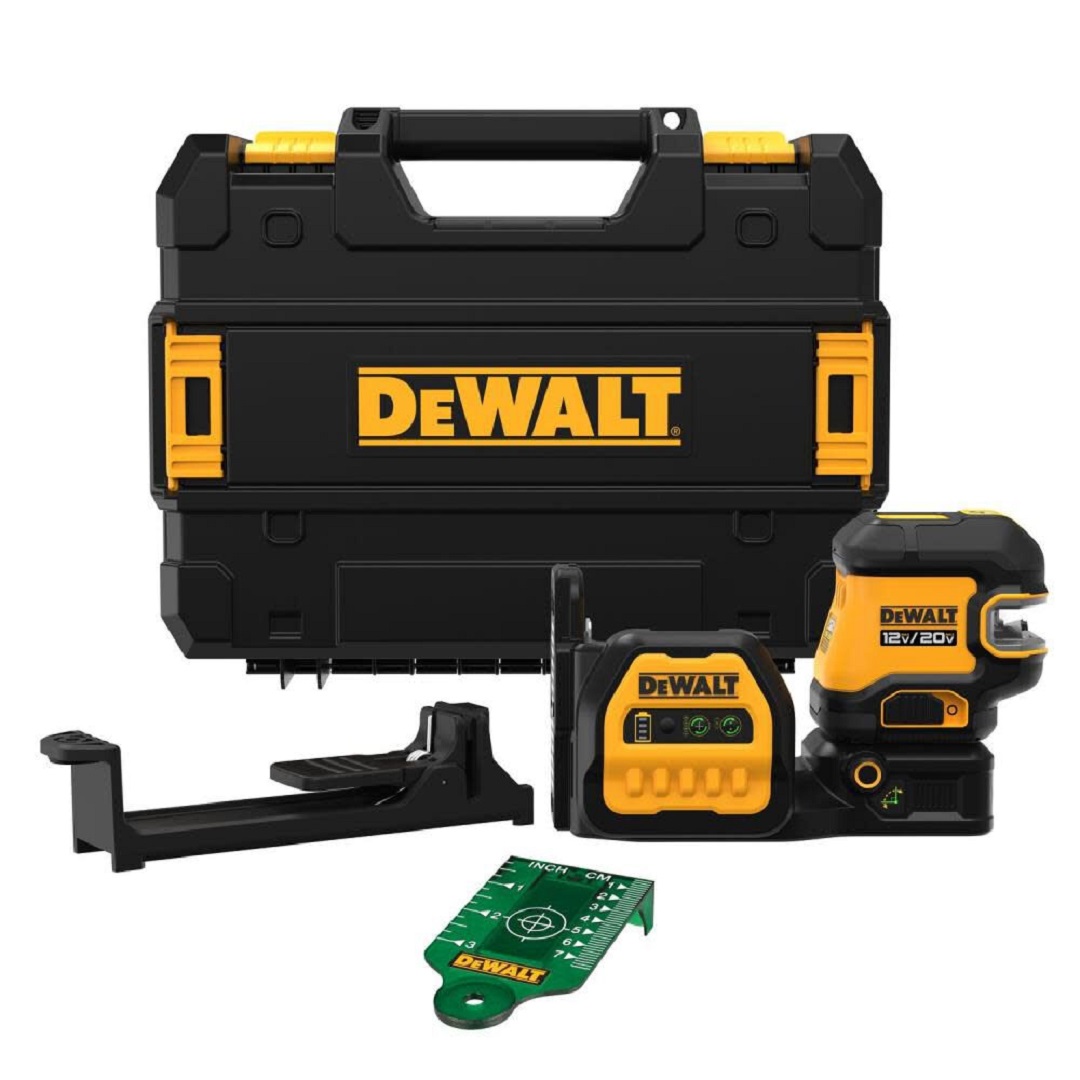 Nível Laser 2P Verde à Bateria 12V/20V DCLE34220GB Dewalt