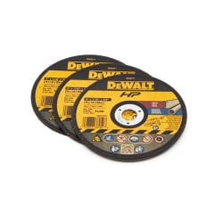Disco de Corte Abrasivo Metal 3pol 3 peças DW8711P3 Dewalt