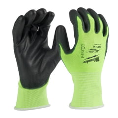 Luva Nitrílica Verde Cut Level A1 XL Milwaukee 48-73-8913
