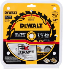 DISCO SERRA CIRCULAR ELITE SERIE 24D 184mm 7.1/4" DWAW71424 DEWALT