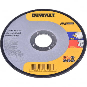 Kit Disco Corte 10 peças INOX HP2 4.1/2"x1,0x 7/8 DW84401 Dewalt
