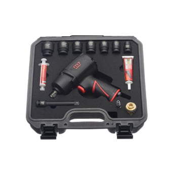 KIT CHAVE DE IMPACTO PNEUMÁTICA 1/2" 165Kgfm NC-4255QH M7