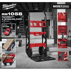 Packout Carrinho Modulável com 2 Rodas 48-22-8415 Milwaukee