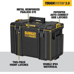 Kit 3 Caixas de ferramentas + Carro de transporte Toughsystem2.0 Dewalt