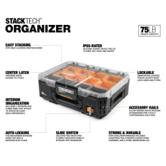 Organizador Tampa Translucida Stacktech TB-B1-O-30 Toughbuilt