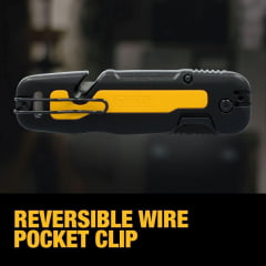 ESTILETE DOBRÁVEL PUSH&FLIP C ARMAZENAMENTO DWHT10992 DEWALT