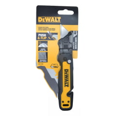 ESTILETE DOBRÁVEL PUSH&FLIP C ARMAZENAMENTO DWHT10992 DEWALT