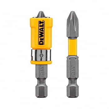 Jogo Pontas Bits Phillips 12 peças Magnético + limitador Dwa2ph2sl 12 Dewalt