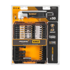 Kit Bits c/ Adaptador Angular McLaren 33pc DT70782-QZ Dewalt