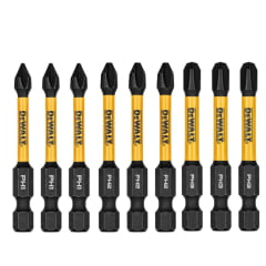 KIT PONTAS BIT PHILIPS PH1 PH2 PH3 FLEXTORQ 09 PEÇAS DEWALT