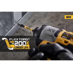 KIT PONTAS BIT PHILIPS PH2 E PH1 FLEXTORQ 07 PEÇAS DEWALT