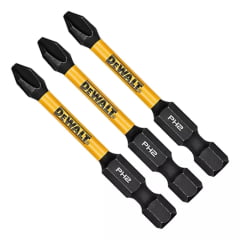 KIT PONTAS BIT PHILIPS PH2 FLEXTORQ 07 PEÇAS DEWALT