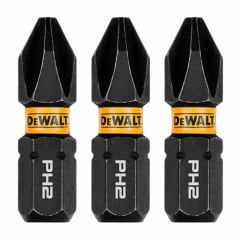KIT PONTAS BIT PHILIPS PH2 FLEXTORQ 07 PEÇAS DEWALT