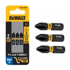 PONTA BIT PHILIPS PH2 25MM C/03 FLEXTORQ DWAF1PH2IR3 DEWALT PONTA BIT PHILIPS PH2 25MM C/03 FLEXTORQ DWAF1PH2IR3 DEWALT