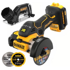 KIT SERRA CIRCULAR 3POL 20V + 2 BATERIAS 5AH DCS438B DEWALT