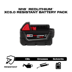 BATERIA 18V 05AH XC CARCAÇA RESISTENTE 48-11-1850R MILWAUKEE