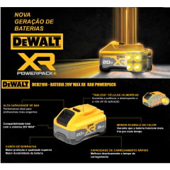 BATERIA 20V MAX 8AH XR POWERPACK DCB2108-B3 DEWALT