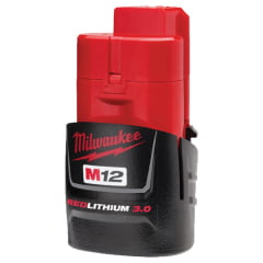 Bateria M12 3Ah 12V De Lítio 48-11-2430 Milwaukee