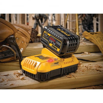 Carregador Rápido Flexvolt 20 a 60V 220V DCB118 B2 Dewalt 