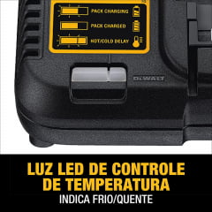 Kit 2 Baterias 5Ah 20V + Carregador + Bolsa DCB205C2K Dewalt