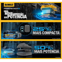 Kit 2 Baterias Powerstack 1.7Ah Carregador Bolsa Dcbp034e2 Dewalt