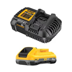 Kit de Bateria e Carregador 20V MAX XR POWERPACK 4Ah DEWALT