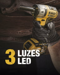 Chave de Impacto 3/8" à bateria 20V Brushless 203Nm XR DCF890B B3 DEWALT