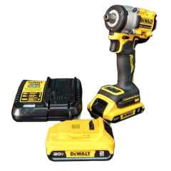 Kit Chave Impacto 1/2 20v Brushless Atomic DCF922D2 Dewalt