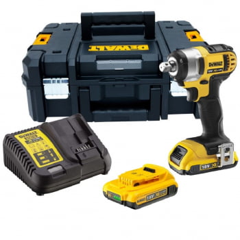 Kit Chave De Impacto 1/2" À Bateria 20V DCF880 + Maleta Dewalt