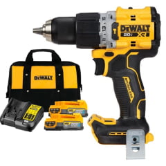 Kit Parafusadeira Furadeira 20V Brushless DCD805 Dewalt