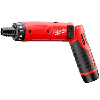 KIT PARAFUSADEIRA FURADEIRA 1/4" A BATERIA M4 2101-22 MILWAUKEE 