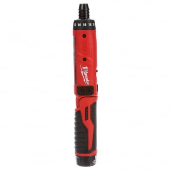 KIT PARAFUSADEIRA FURADEIRA 1/4" A BATERIA M4 2101-22 MILWAUKEE 