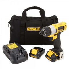 Kit Parafusadeira 1/4" à bateria 12V DCF610S2 BR DEWALT